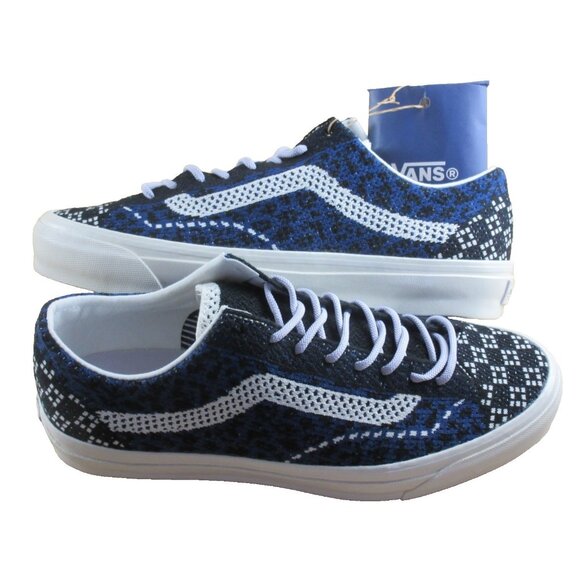 Vans Other - Vans Men's Lx Old Skool 36 Premium Skate shoes Cheetah Navy Blue Sizes NIB